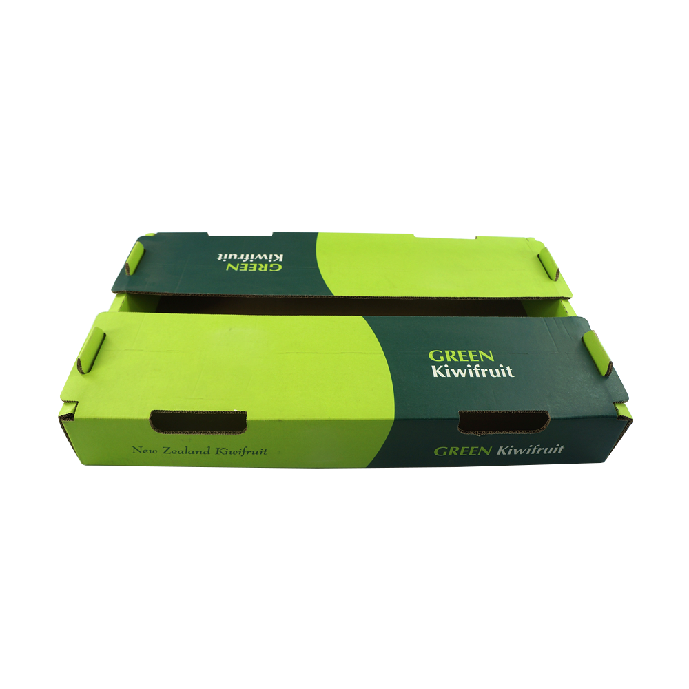 Recyclable Self Erecting Corrugated Paper Boxes Fresh Dragon Mango Fruit Export Packaging Box