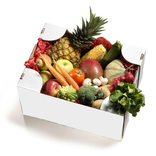 Corrugated Paper Fruit Vegetable Shipping Carton Packing Box For Tomatoes Orange Apple