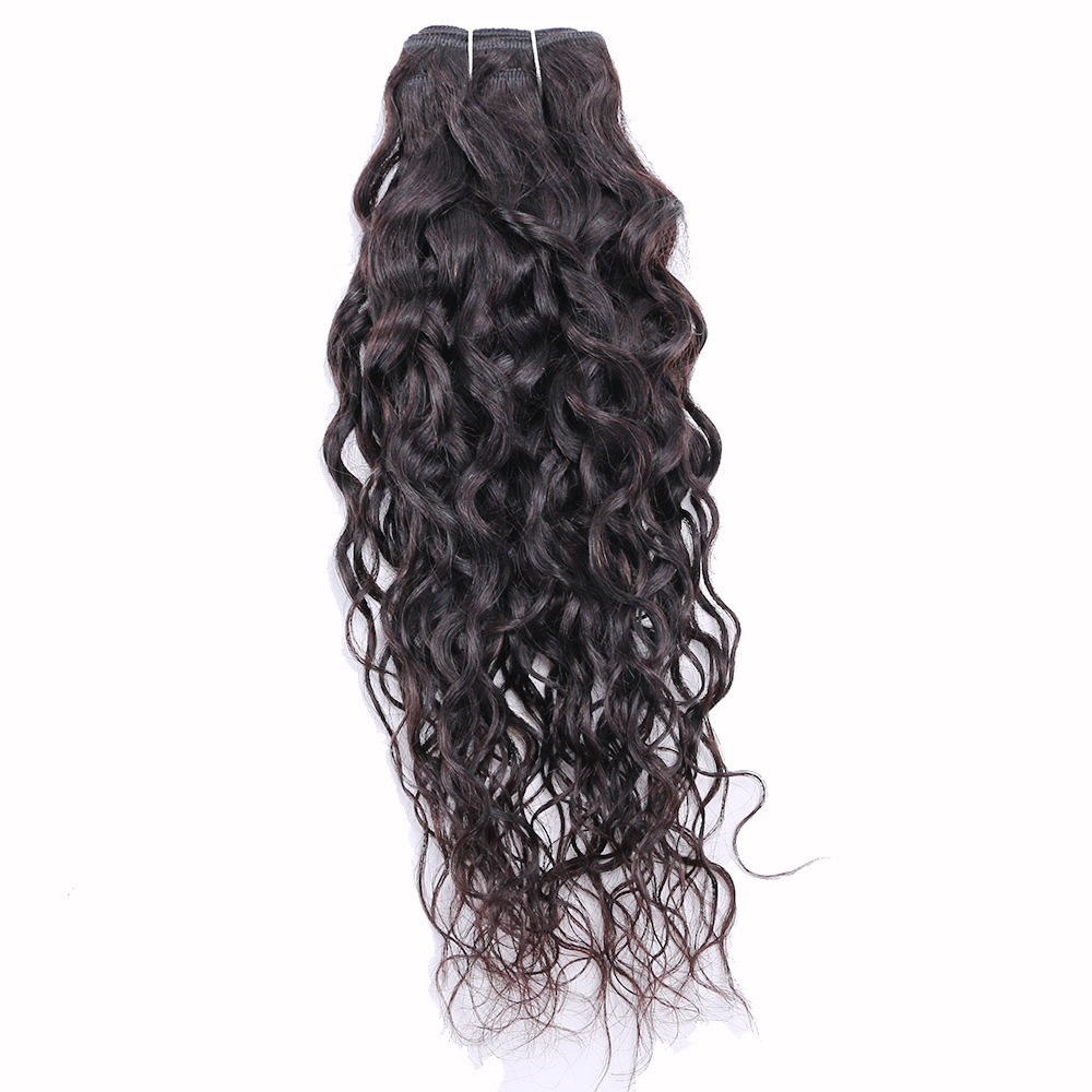 Wholesale Virgin Cuticle Aligned Bundles Human Hair Extension Vendor Wig Brazilian Nature Wave Closure