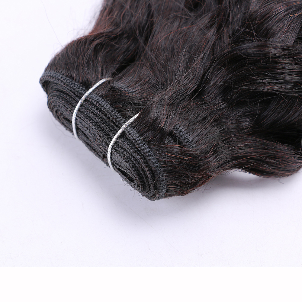 Wholesale Virgin Cuticle Aligned Bundles Human Hair Extension Vendor Wig Brazilian Nature Wave Closure