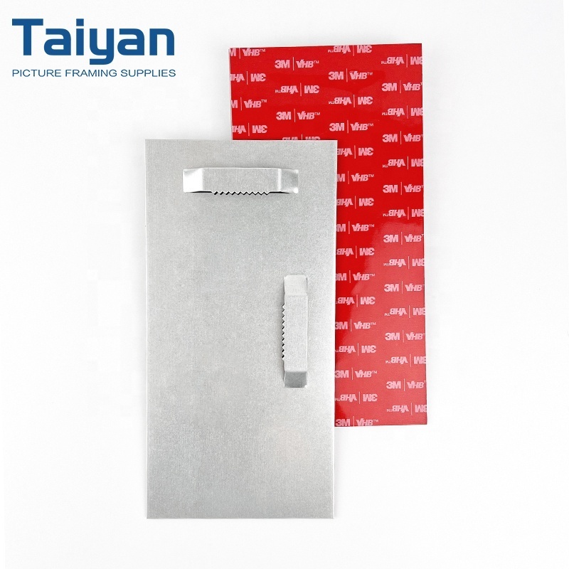 20X10CM Saw Tooth Picture No Nail Metal Sawtooth Joist Mirror Fixed Frame Self Fix Plate Swing Hanger