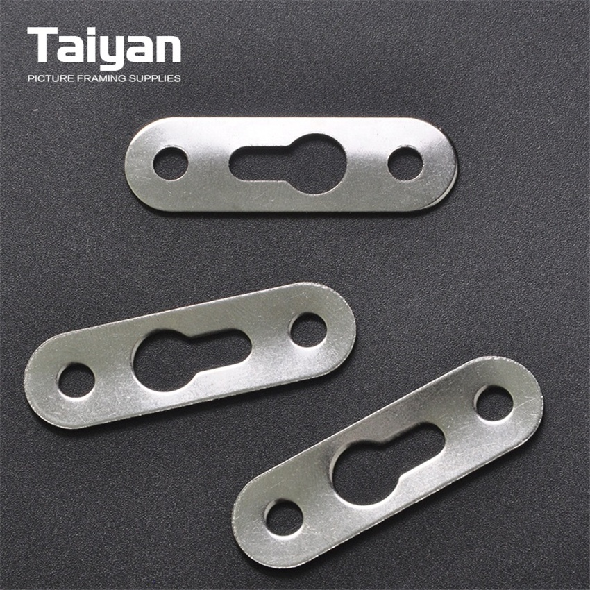 TS-K301 850   Single Keyhole picture frame Hangers Hanging Plate Hardware tool hooks for Mirror Picture Frames frame accessories