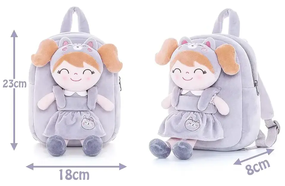 High Quality Plush Backpack Doll Cute Girl Plush Bag Backpacks For School