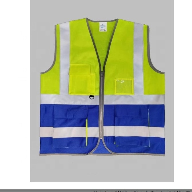 children red hi-vis reflective safety vest with custom logo