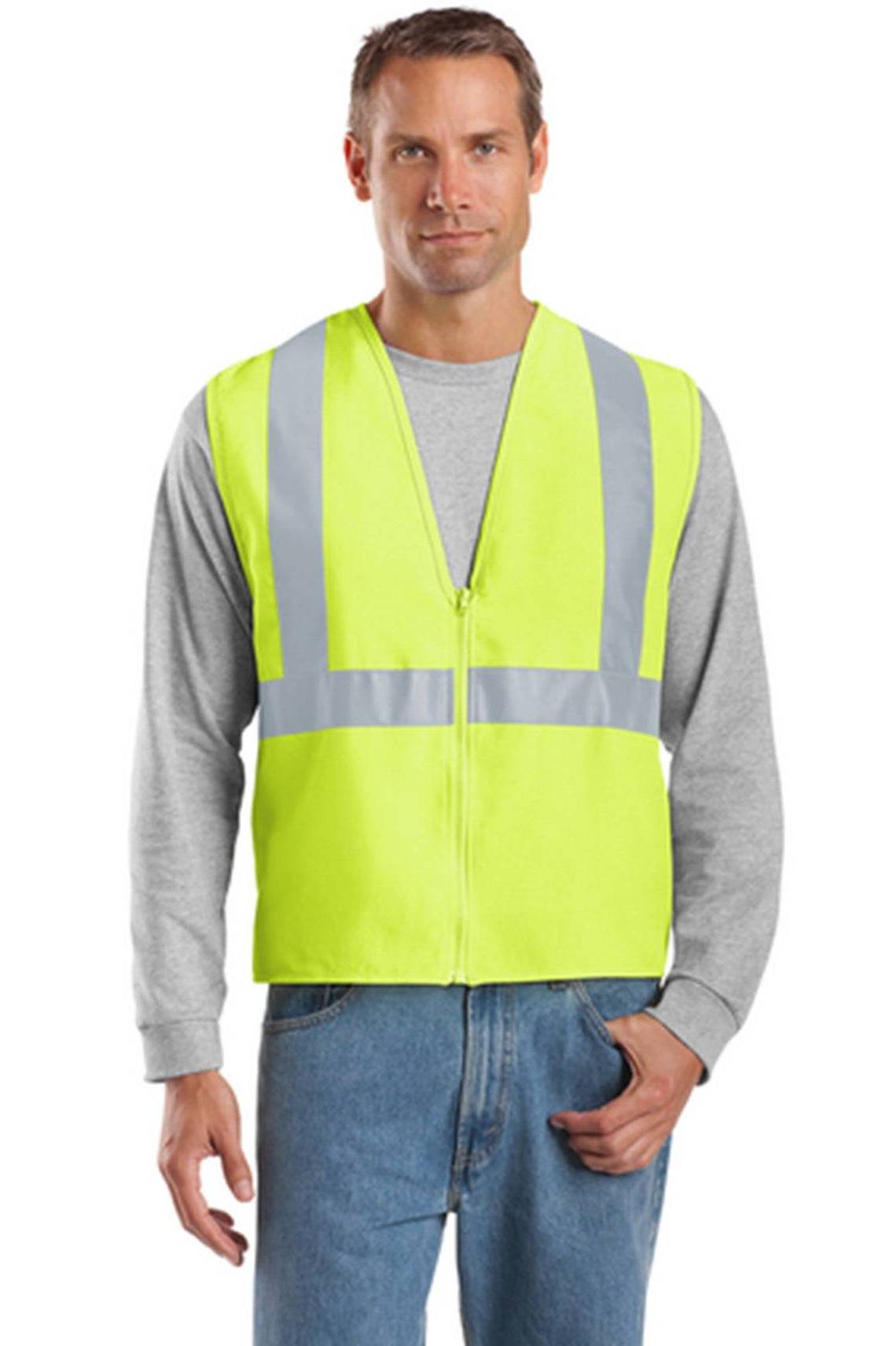 EMS safety vest, black, REFLECTIVE design, High Visibility vest, first responder