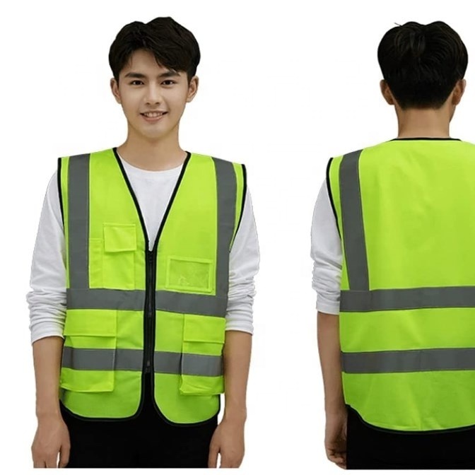 Wholesale Bulk Reflective Night Neon Orange Safety Vests