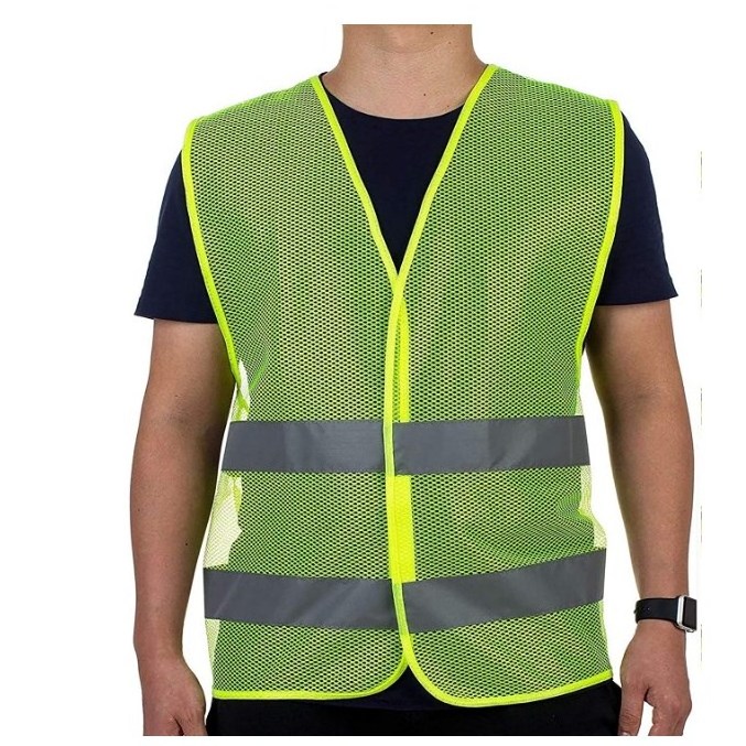 High Visibility Reflective Vest Hi-vis Bright orange Color Construction Safety Vest