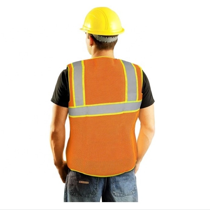 Custom LOGO safety vest 3m reflective tape reflective vest