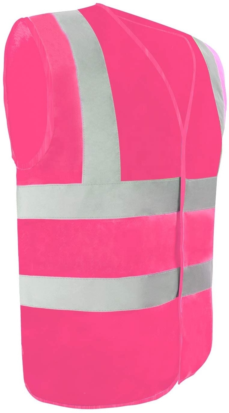 Hook and Loop closure safety vest reflective running vest for men and women