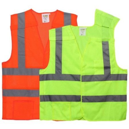 Class II Lime Breakaway Vest with 2