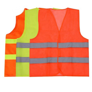 Customizable Road Safety Orange Reflective working suit Hi Vis Viz High Visibility Reflective Safety Vest Waistcoats Jacket