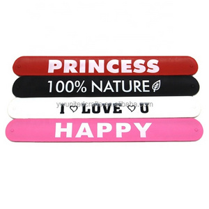 Custom cheap items sell high quality practical small silicone slap band