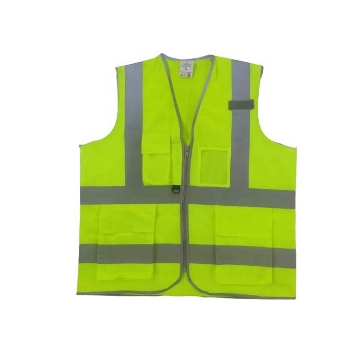 children red hi-vis reflective safety vest with custom logo