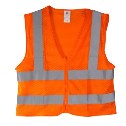 Wholesale Bulk Reflective Night Neon Orange Safety Vests