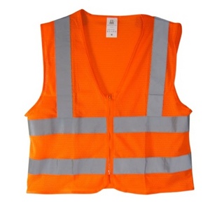 Wholesale Bulk Reflective Night Neon Orange Safety Vests