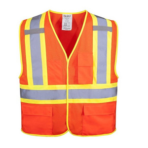 Hi-Vis Waistcoat Vest Jacket safety reflective vest women purple safety vest