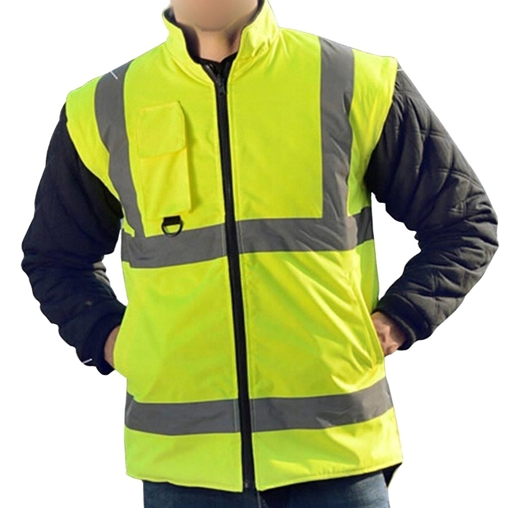 children red hi-vis reflective safety vest with custom logo