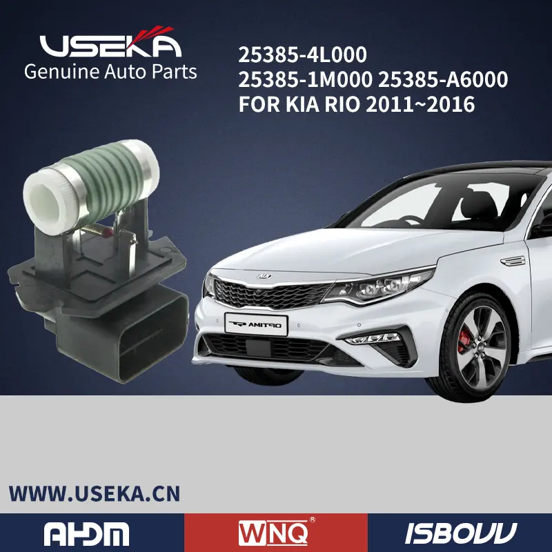 USEKA New Arrival Blower Resistor OEM 25385-4L000 25385-1M000 25385-A6000 For KIA RIO 2011-2016