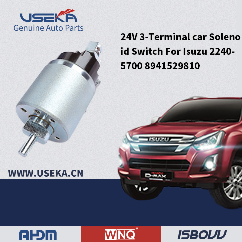 OEM 2240-5700 USEKA Solenoid Switch For Isuzu Tractors 8-94152-981-0