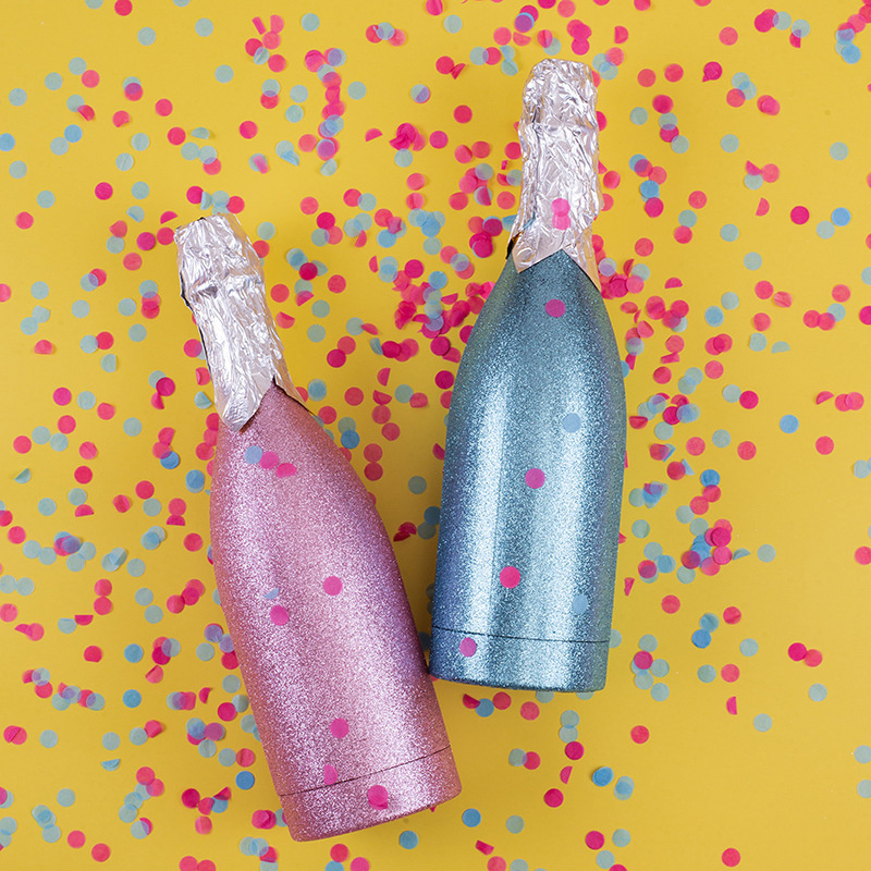 Confetti Poppers Cannon Wedding Confetti Poppers champagne confetti popper for Graduation Gender Reveal Girl Baby Shower Bridal