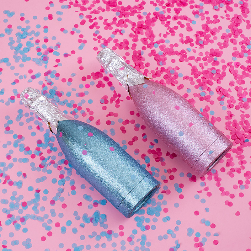 Confetti Poppers Cannon Wedding Confetti Poppers champagne confetti popper for Graduation Gender Reveal Girl Baby Shower Bridal