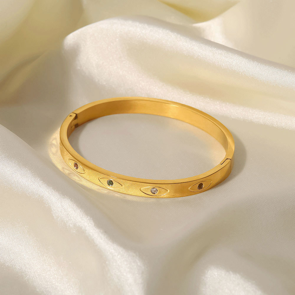 Luxury Jewelry Brand Designer Inspired Tarnish Free Stainless Steel Bangles Women Accessories