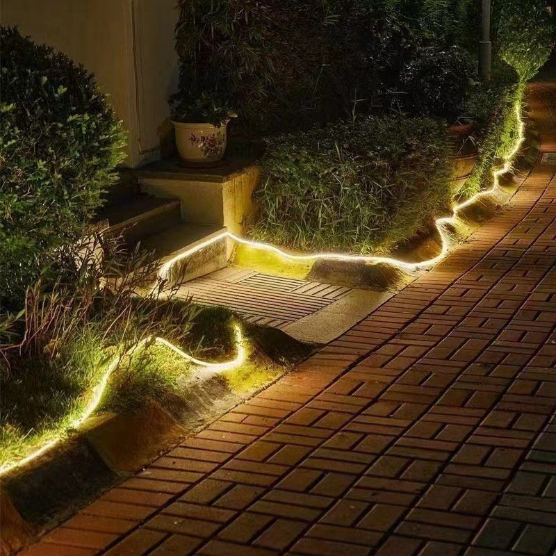 Garden Decoration 5M 50W Waterproof Led Solar Powered Strip Light For Christmas Warm White Solar String Lights Outdoor