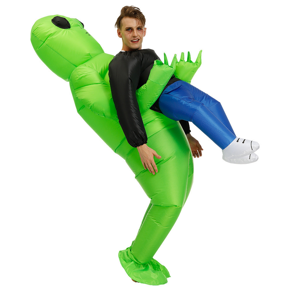 Inflatable Blow Up Alien Halloween Costume for Halloween Easter Christmas