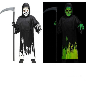 Kids Grim Reaper Glow in the Dark Deluxe Phantom Costume