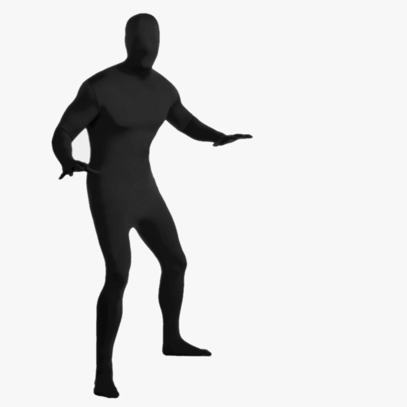 Full Bodysuit Unisex Spandex Stretch Adult Costume Zentai Disappearing Man Body Suit Jumpsuit