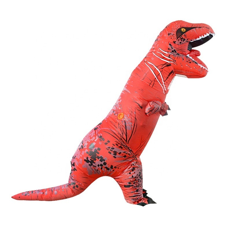 Adult Men Women Inflatable Blow Up  T-rex Dinosaur Costumes  For Halloween Party