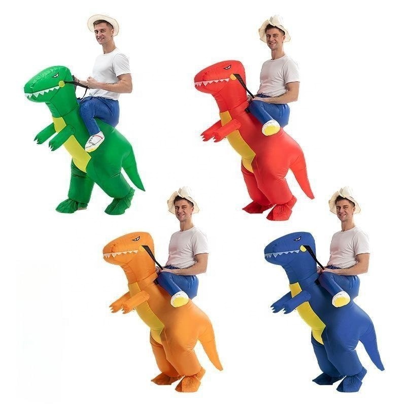 Stegosaurus Dinosaur Inflatable Costumes Blow Up Costume for Halloween Easter Christmas