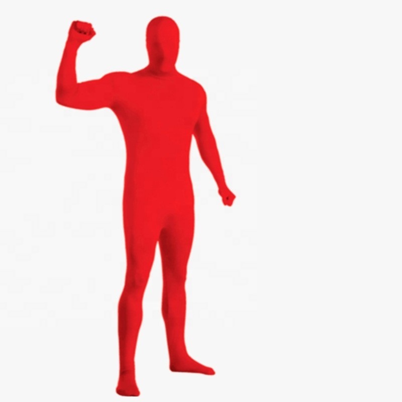 Full Bodysuit Unisex Spandex Stretch Adult Costume Zentai Disappearing Man Body Suit Jumpsuit