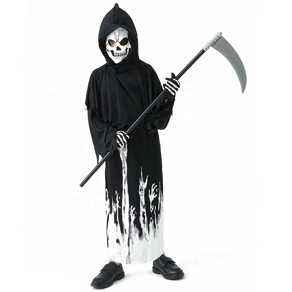 Kids Grim Reaper Glow in the Dark Deluxe Phantom Costume