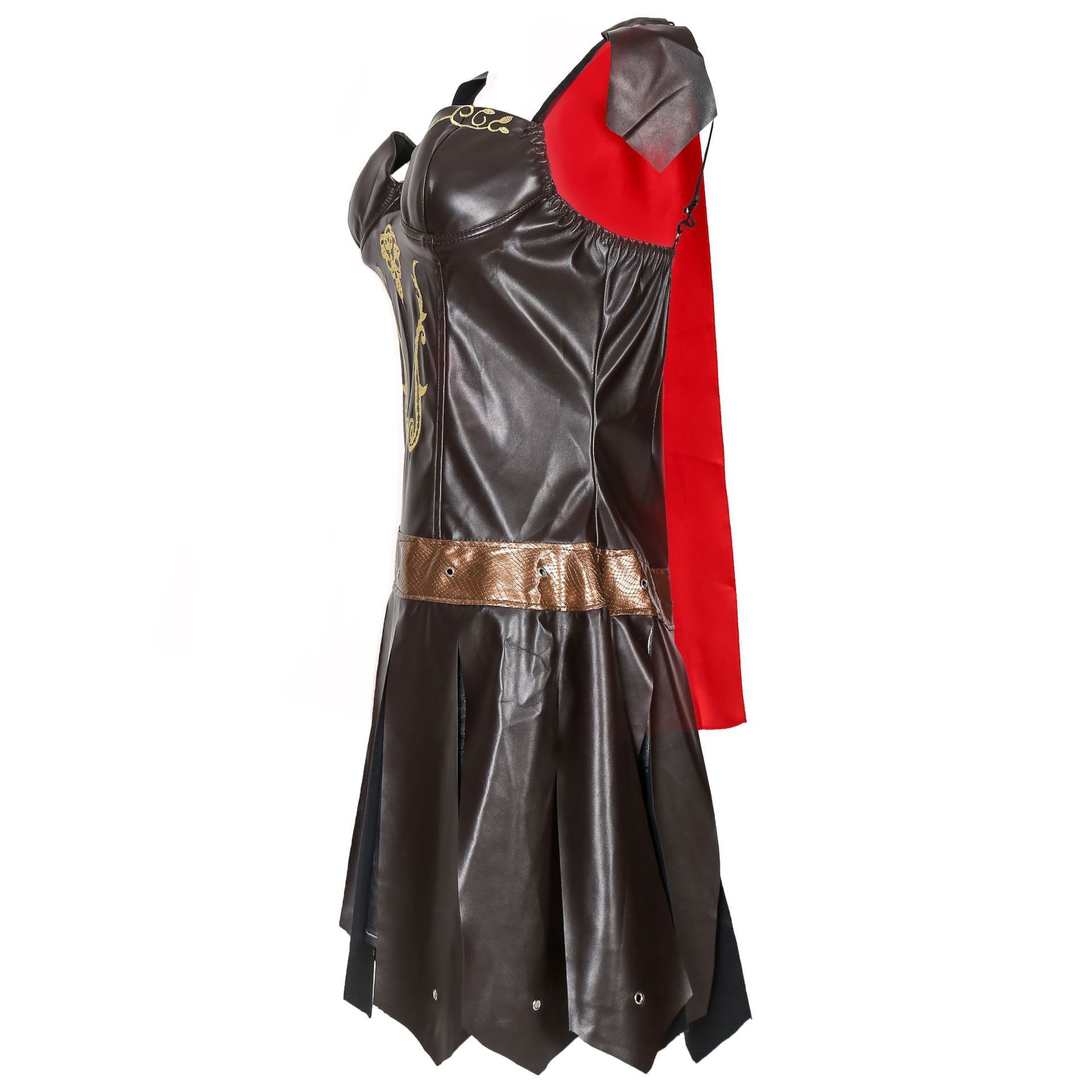 Sexy Roman Gladiator Women Costume Halloween Warrior Lady Adult Fancy Dress