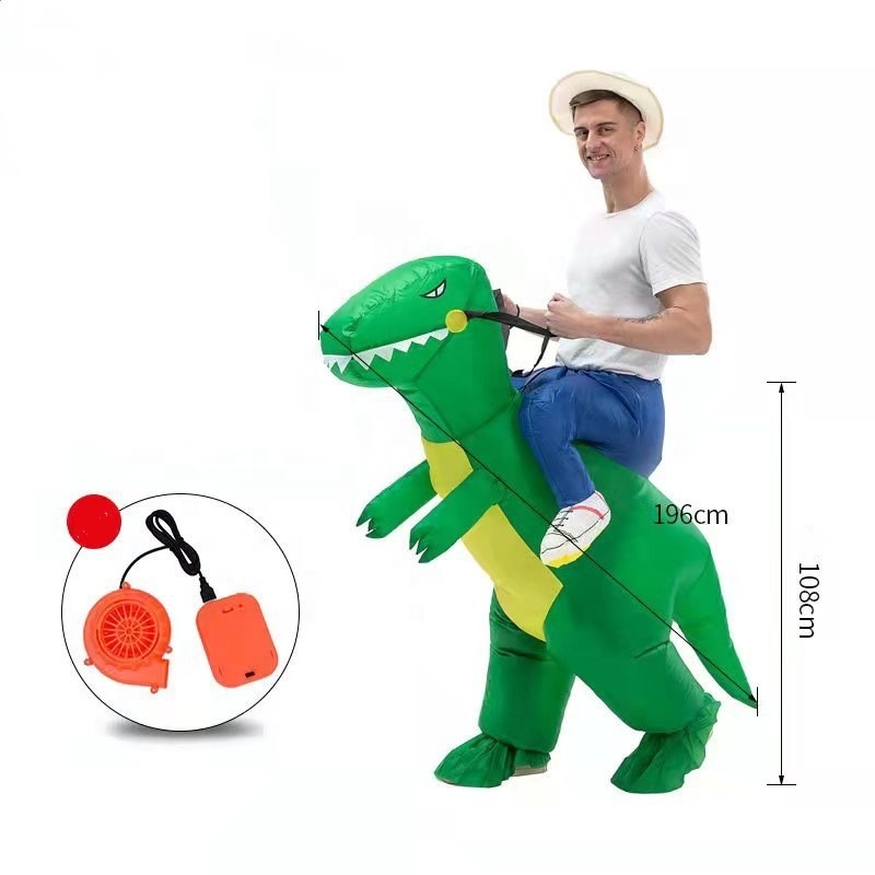 Stegosaurus Dinosaur Inflatable Costumes Blow Up Costume for Halloween Easter Christmas