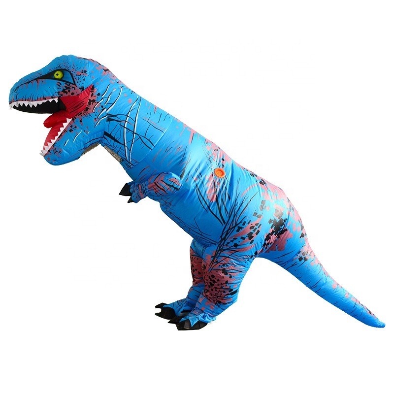 Adult Men Women Inflatable Blow Up  T-rex Dinosaur Costumes  For Halloween Party