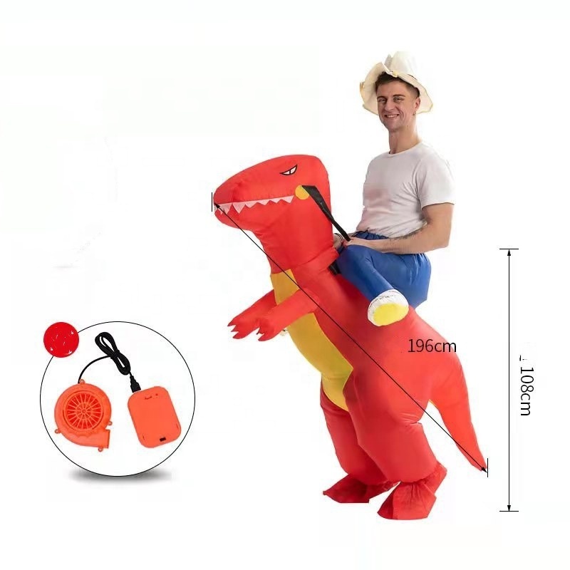 Stegosaurus Dinosaur Inflatable Costumes Blow Up Costume for Halloween Easter Christmas