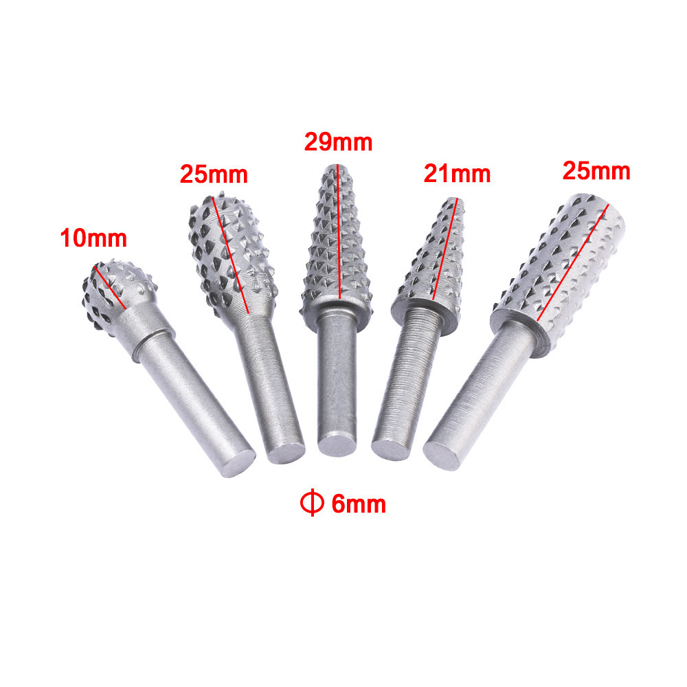 5 Pcs/Set Rotary Craft Files High Quality 1/4