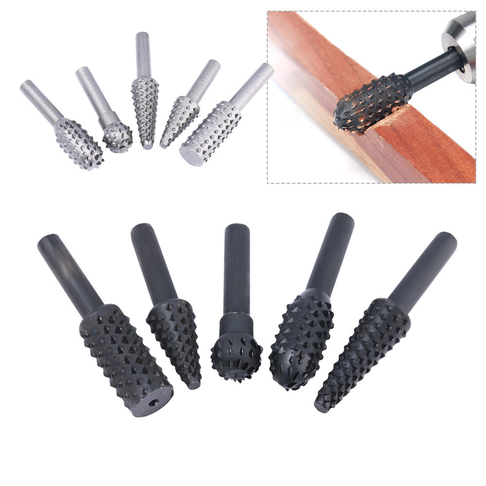 5 Pcs/Set Rotary Craft Files High Quality 1/4