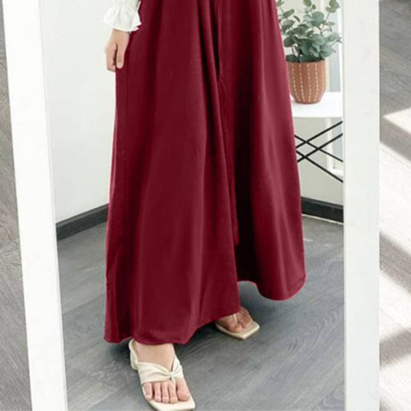 Direct Selling Fashion Personality Ethnic Style Solid Color Prayer Dress Islamic Muslim Women Turkish Dress