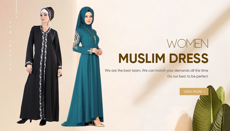 Hot Selling Abaya Skirt Solid Color Three-Layer Turban Dress Dubai Turkish Turban Solid Color Dress