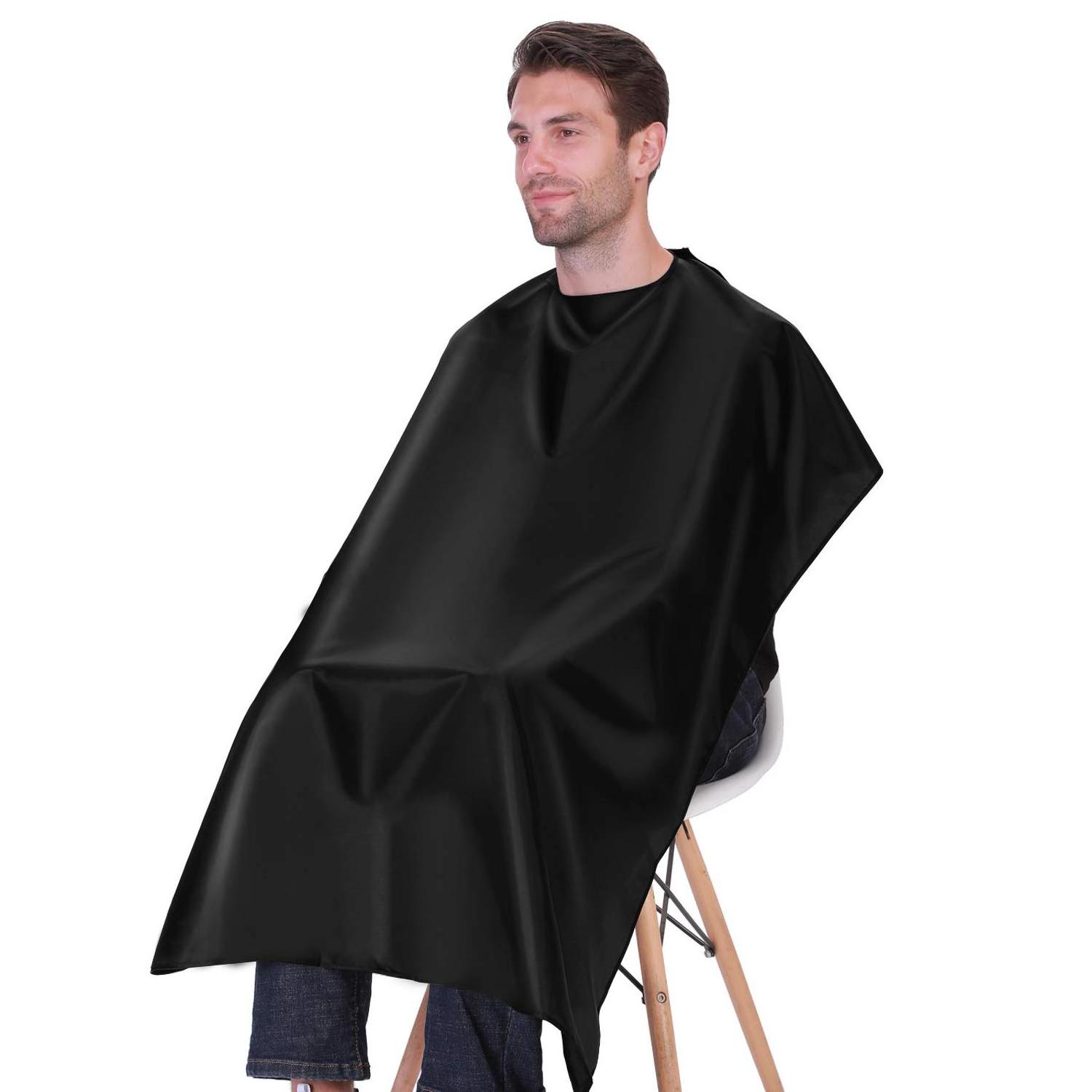 with Flexible Self Adhesive Fastener, Waterproof Hair Cutting Accessories Hair Cutting Capes, Beard Shaving Apron Umbrella