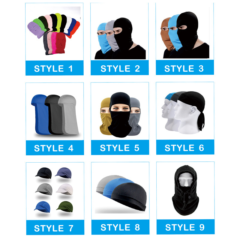 Factory Wholesale Hot Selling 3 holes Ski Mask Winter Balaclava for Skiing Cycling Windproof Adult Women Men balaclava mask