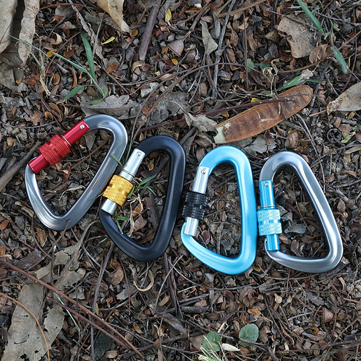 Custom LOGO Safety 12KN Hammock Grade Screw Lock Heavy Duty Camping Clip Rock Climbing Carabiner