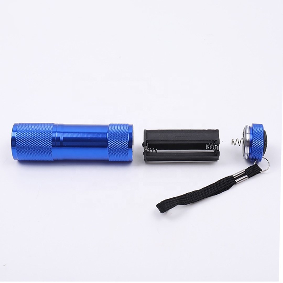 Custom Multicolor Night Reading Cylinder Pocket Flashlight Small Aluminum Mini LED COB Flashlight