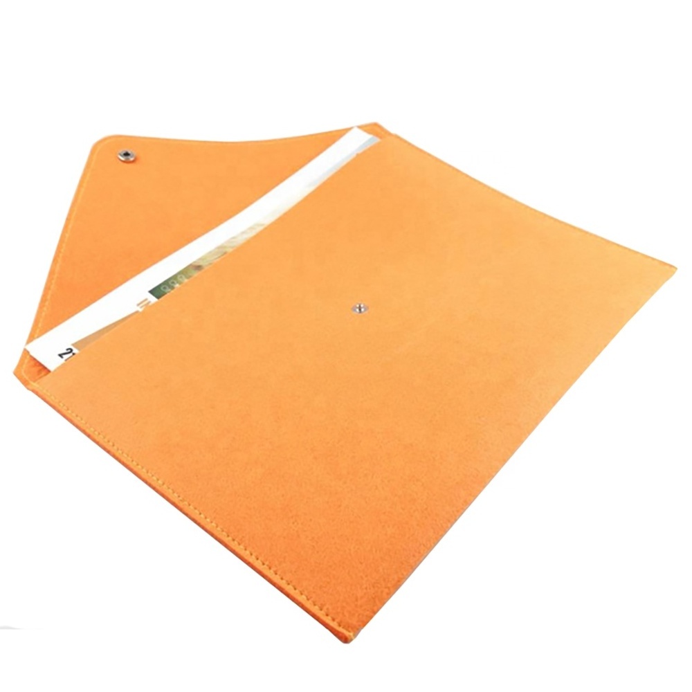 Office Laptop Holder A4 Paper Felt Envelope File Folder Durable Organizer Portable Document Bag