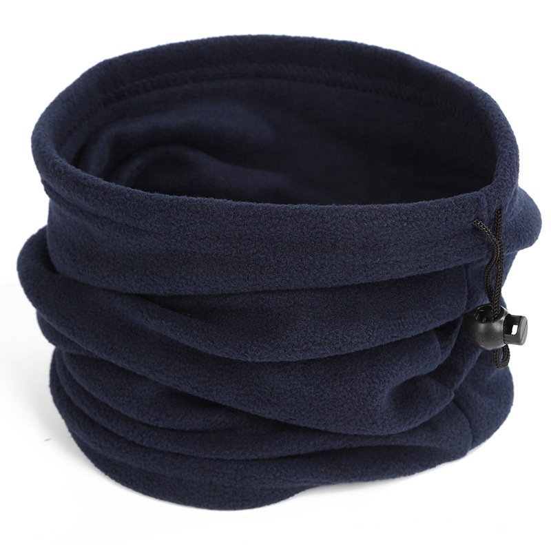 Outdoor Winter Custom Polar Fleece Multifunction Pure Color Cheap Tube Bandana Hat Scarf Neck Warmer