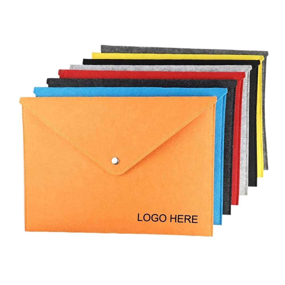 Office Laptop Holder A4 Paper Felt Envelope File Folder Durable Organizer Portable Document Bag