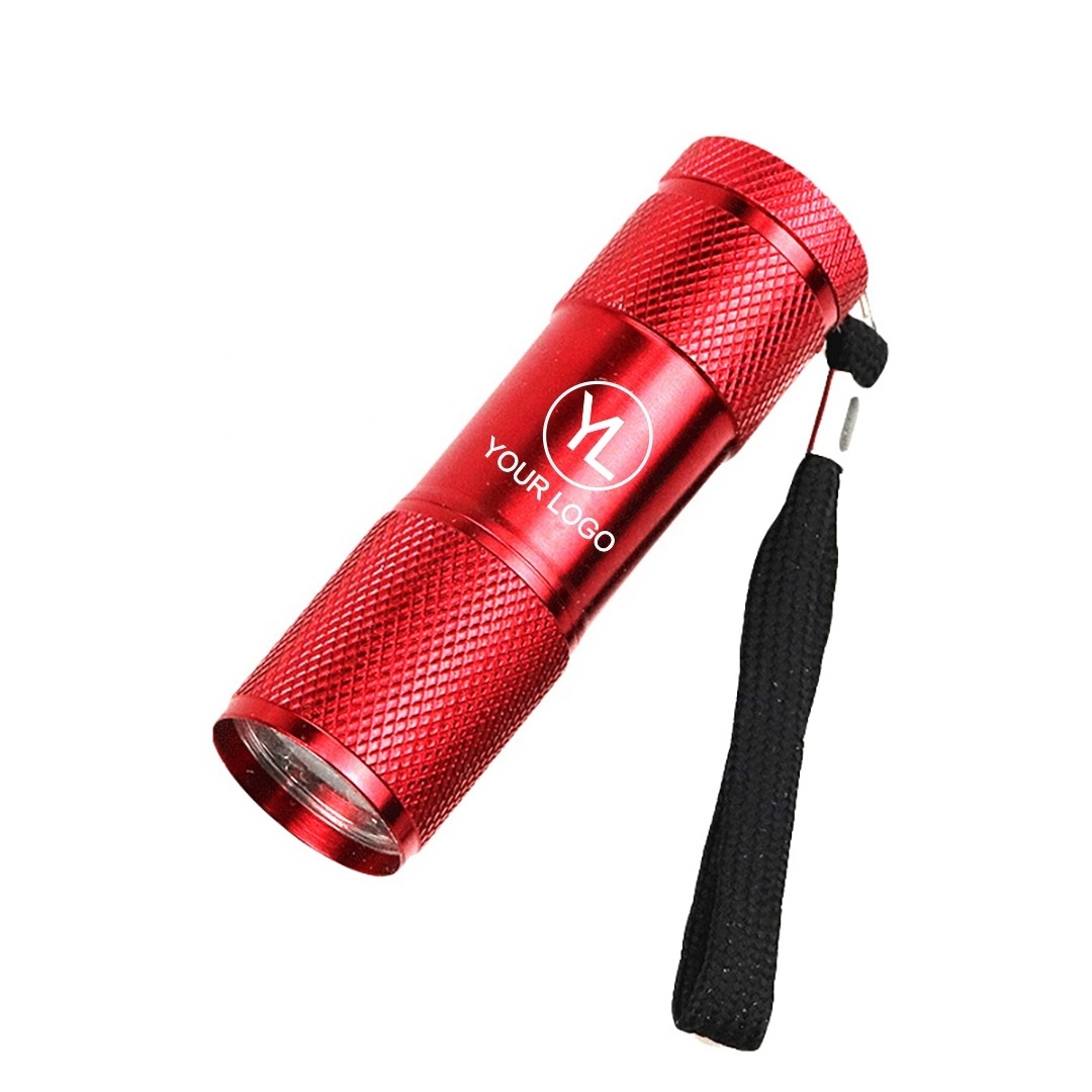 Custom Multicolor Night Reading Cylinder Pocket Flashlight Small Aluminum Mini LED COB Flashlight